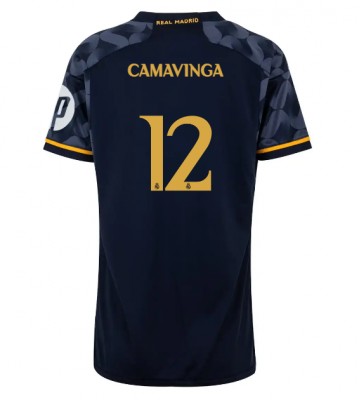 Real Madrid Eduardo Camavinga #12 Udebanetrøje Dame 2023-24 Kort ærmer